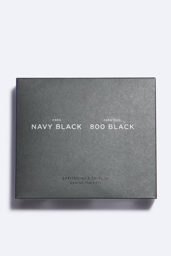 Zara 800 black + navy black - 2 x 100ml