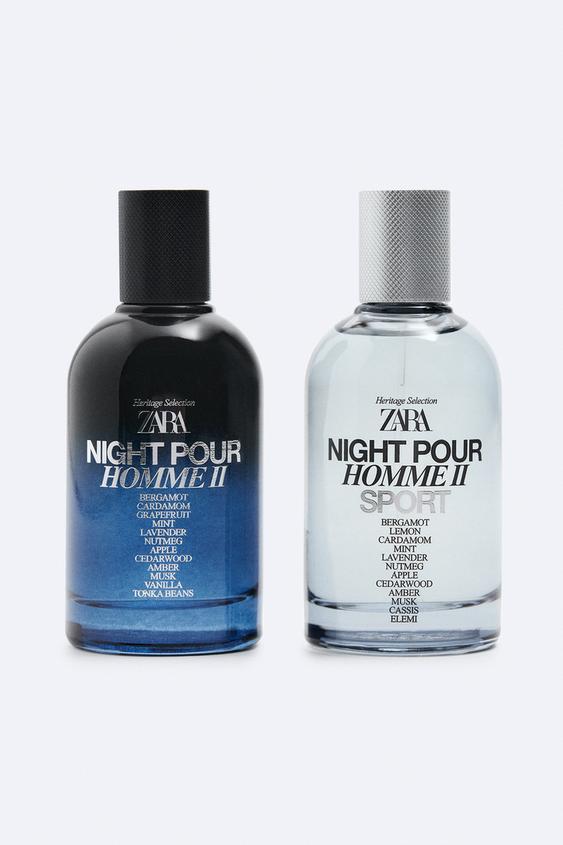 zara night pour homme ii & ii sport