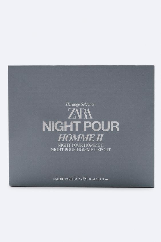 zara night pour homme ii & ii sport